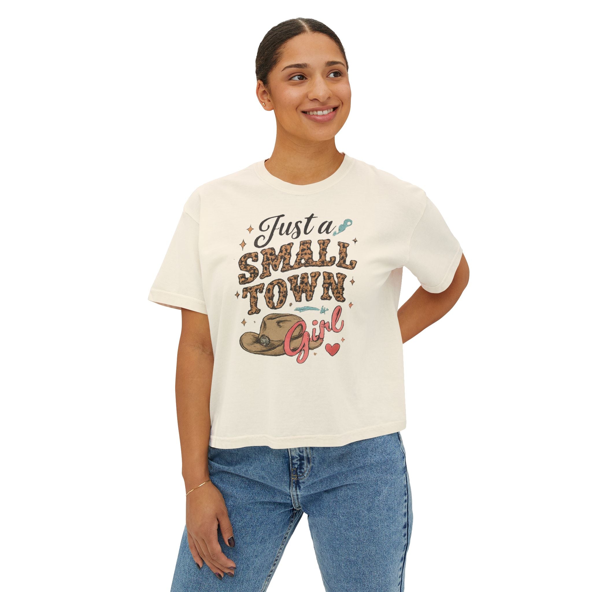 Just a Small Town Girl Boxy Tee