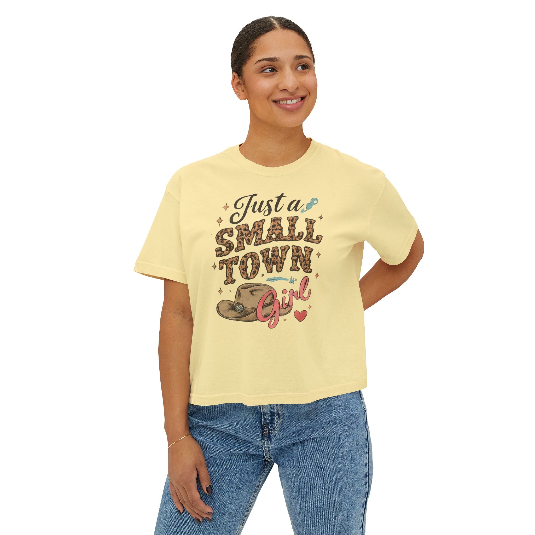 Just a Small Town Girl Boxy Tee