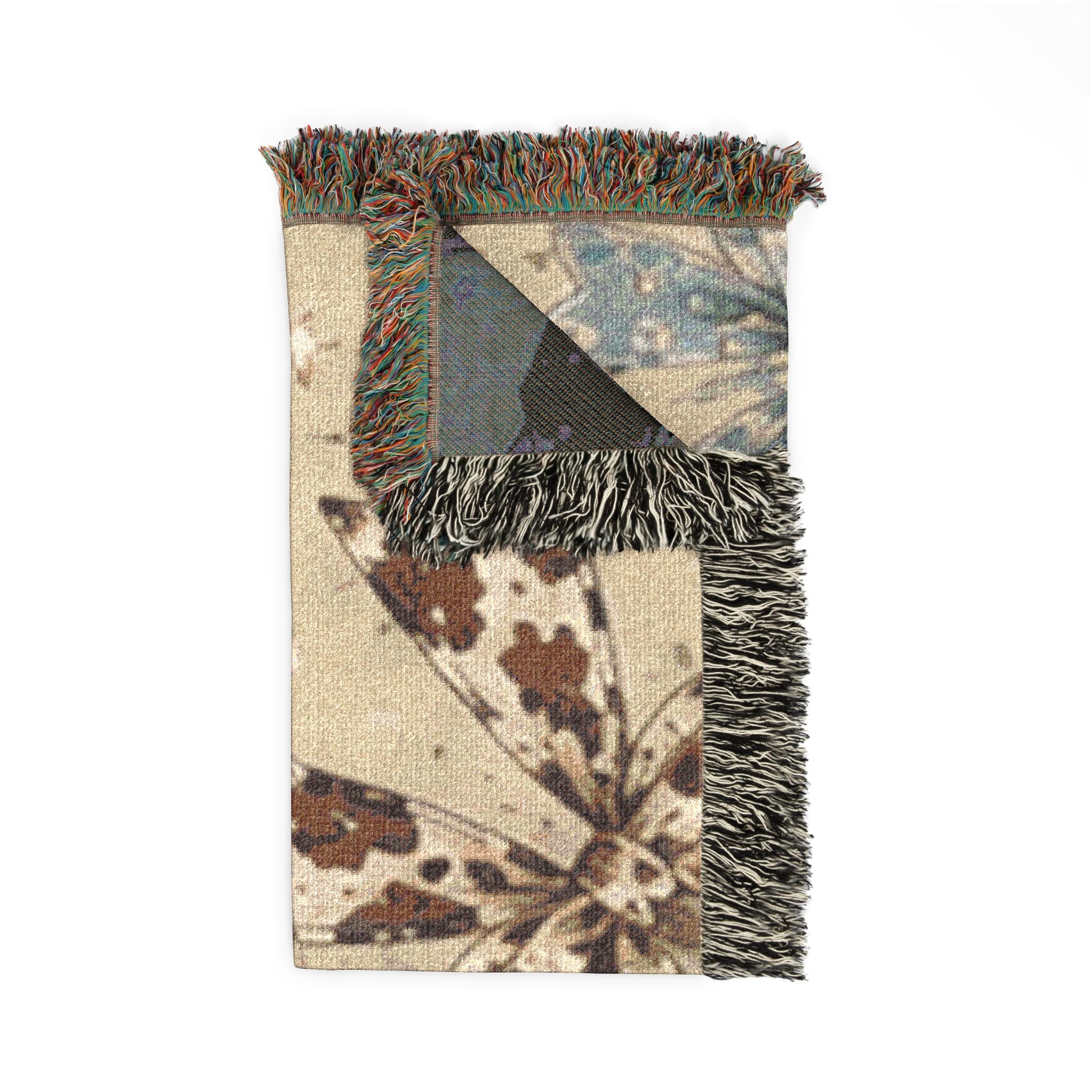 Woven Blanket - Decorative Bow Pattern Throw for Cozy Living, Gift-Ready Home Accent