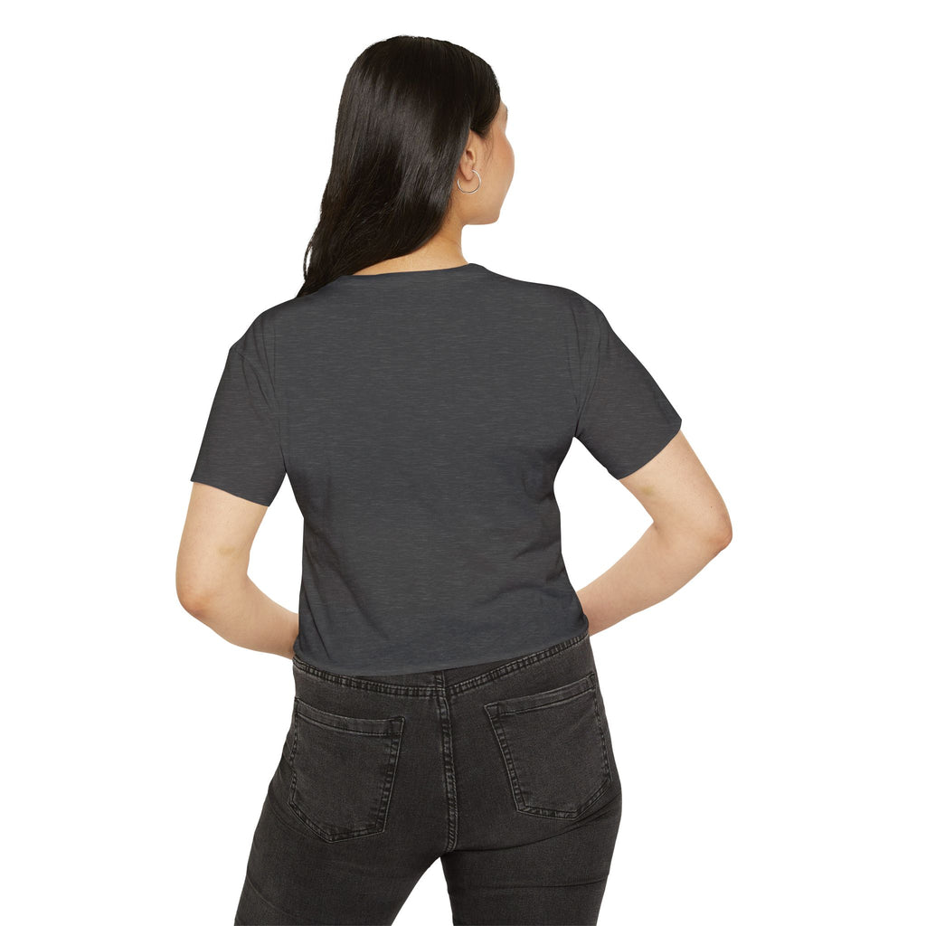 Women's Festival Crop Top — "Kind Heart, Fierce Mind" Cactus Graphic Crop Tee