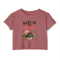 Made in the Country Crop Top — Women's Rustic Farmhouse Festival Tee