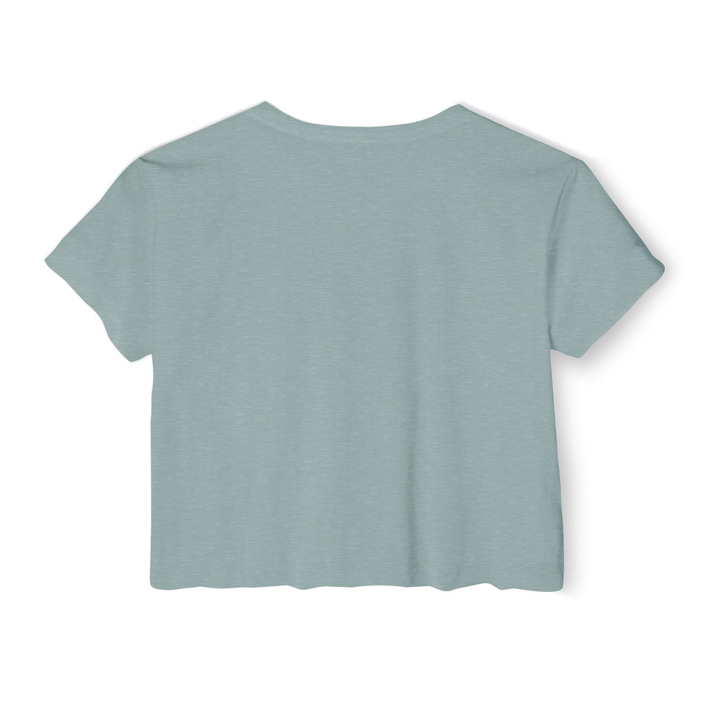 Country Mama Crop Top — Floral Bull Skull Festival Tee for Moms
