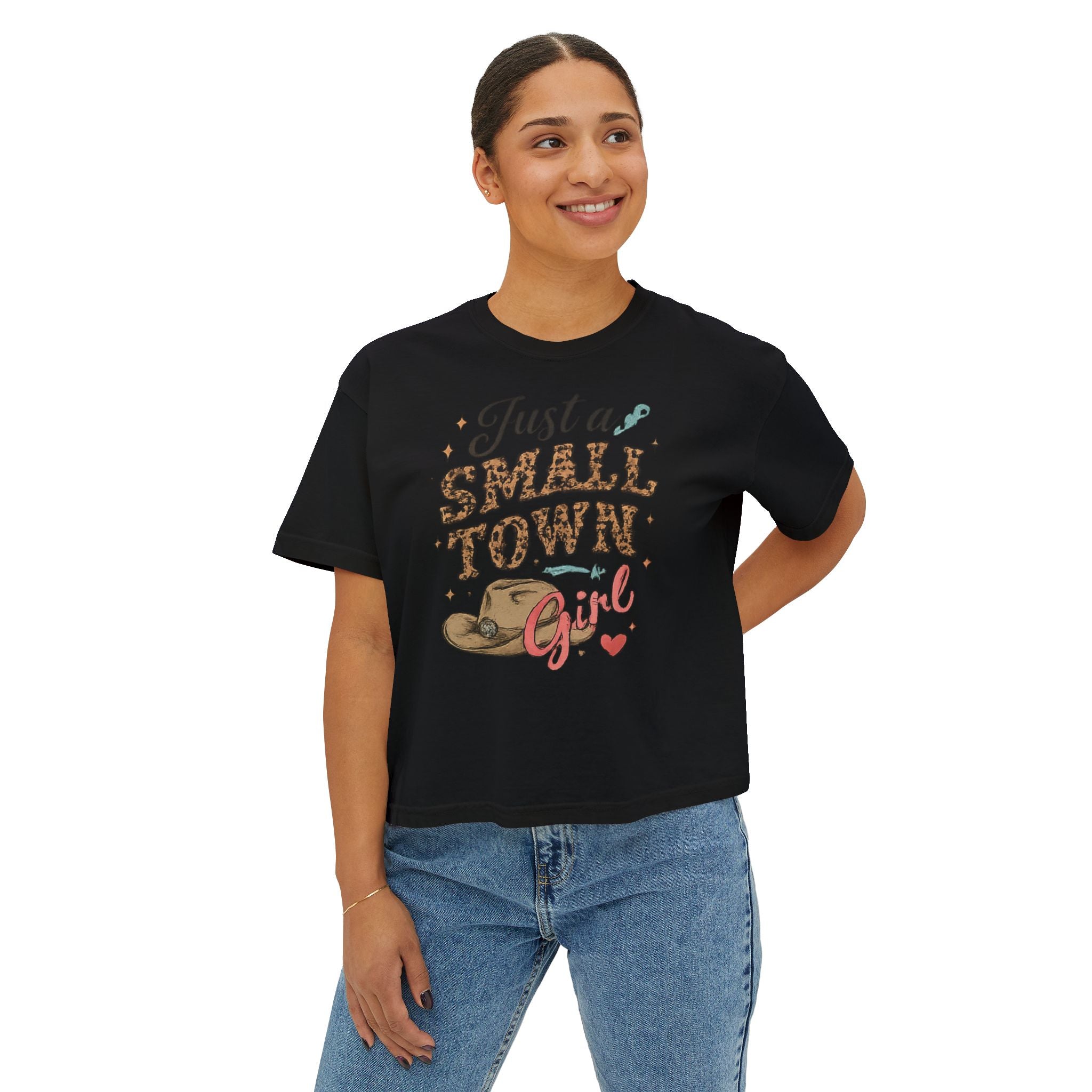 Just a Small Town Girl Boxy Tee