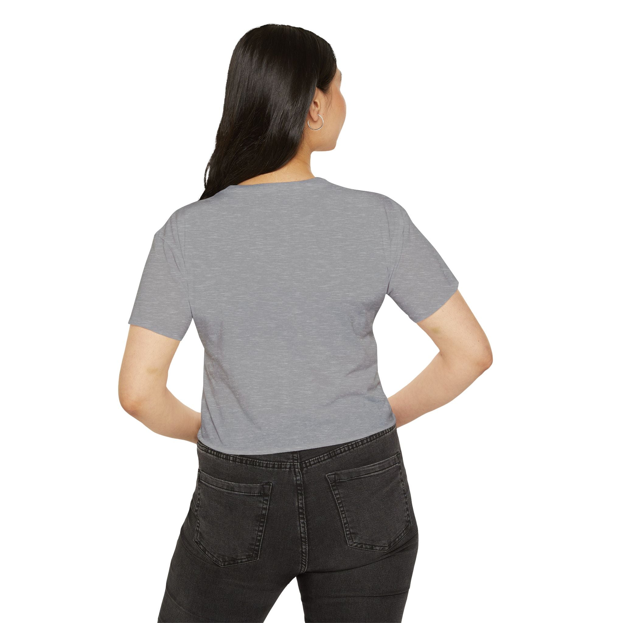 Crop Top — "Country Mama" Retro Checker Festival Tee
