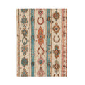 Southwestern Horseshoe Velveteen Plush Blanket – Boho Aztec Throw