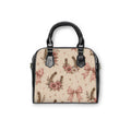 Floral Horseshoe Shoulder Handbag