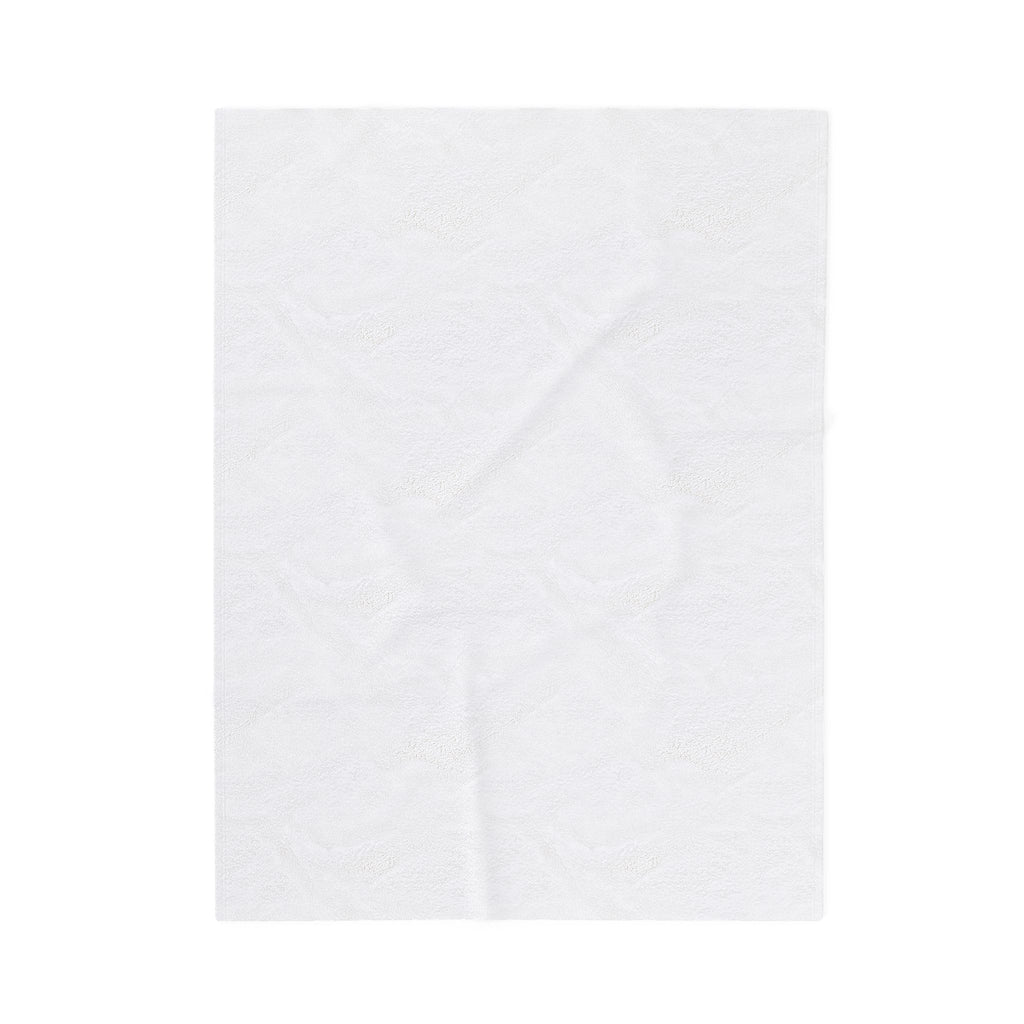 Velveteen Plush Blanket — Midnight Wildflower Throw (Boho Floral Moon)